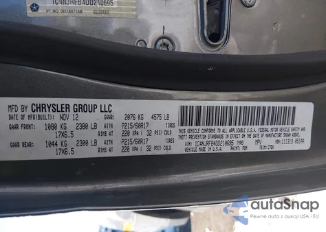 2013 Jeep Patriot Latitude from USA, damaged, VIN 1C4NJRFB4DD210695